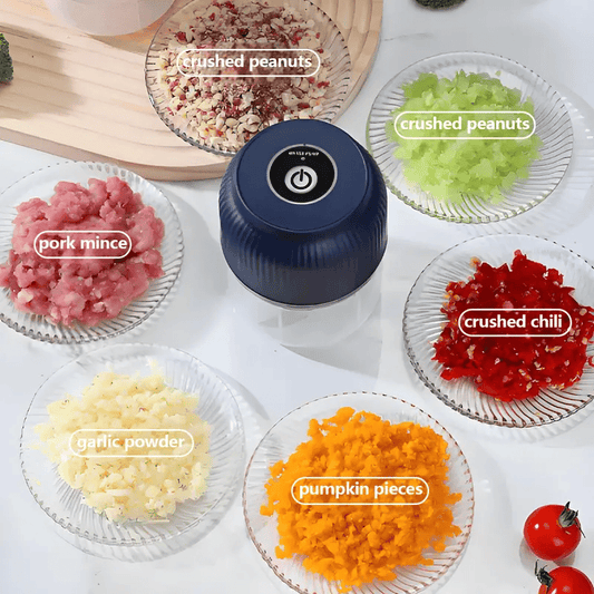 Electric Mini Garlic Chopper Set